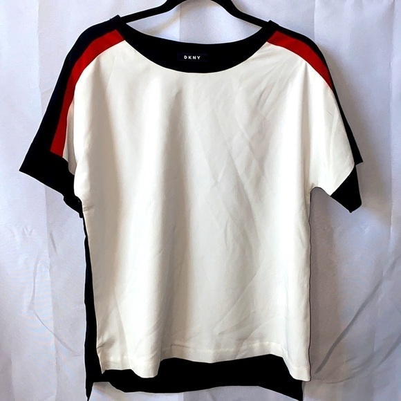 DKNY Colorblocked Top NWOT - Picture 4 of 10